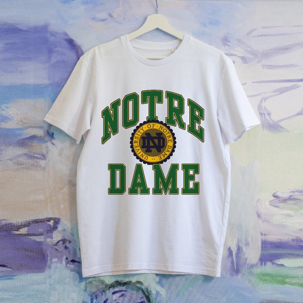 Notre Dame Tee Shirt Notre Dame Fighting Irish football Tee pm